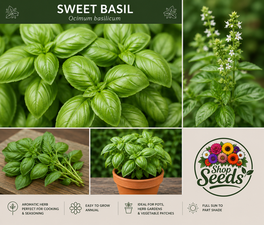 Sweet Basil Seeds – Ocimum basilicum