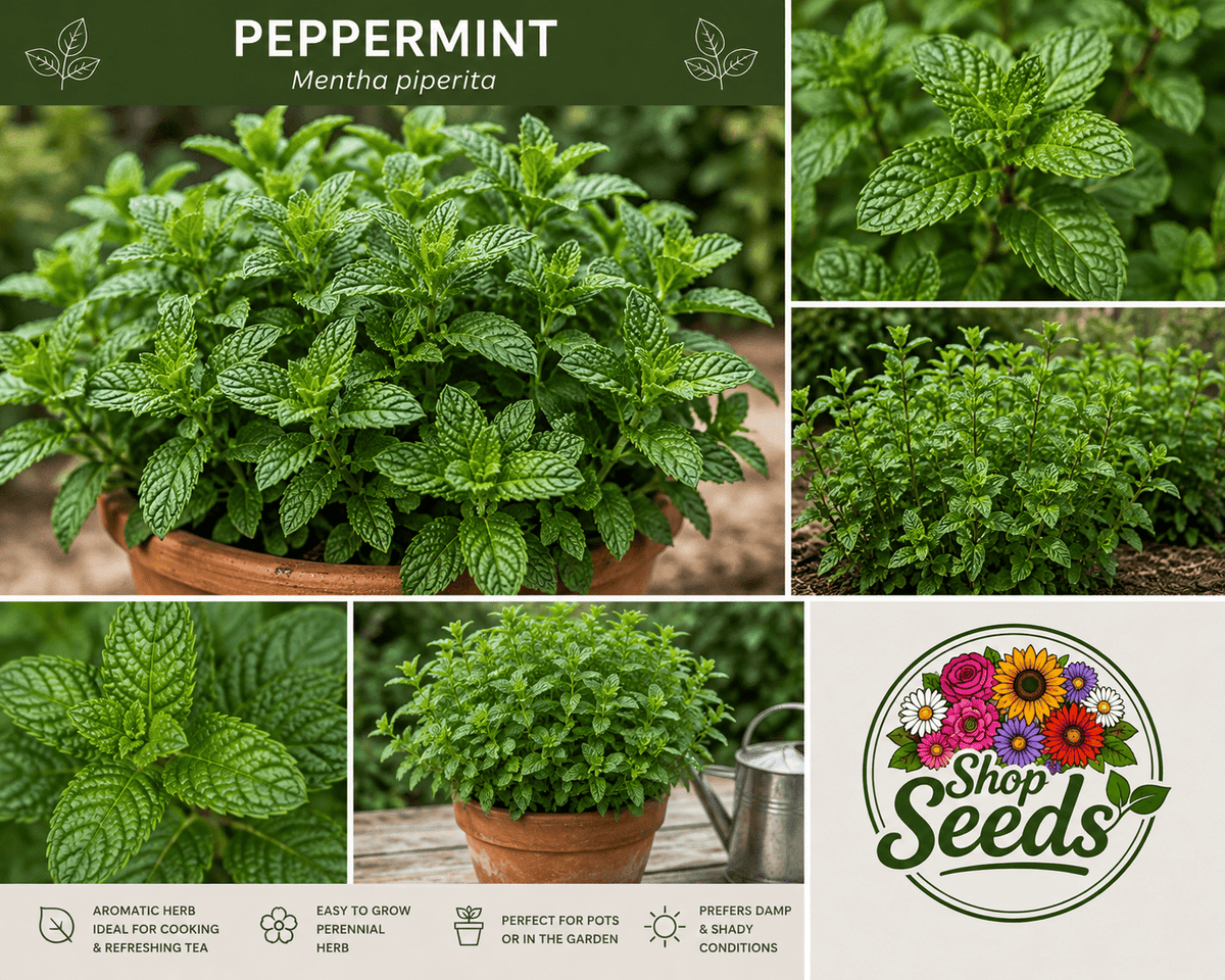 Peppermint Seeds – Mentha piperita - SHOP SEEDS
